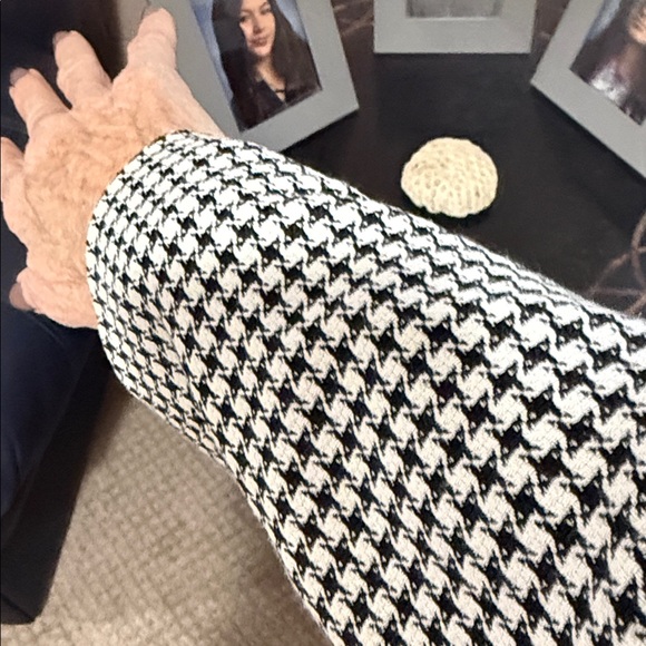 Evan Picone Black and White Checkered Blazer - Picture 7 of 14